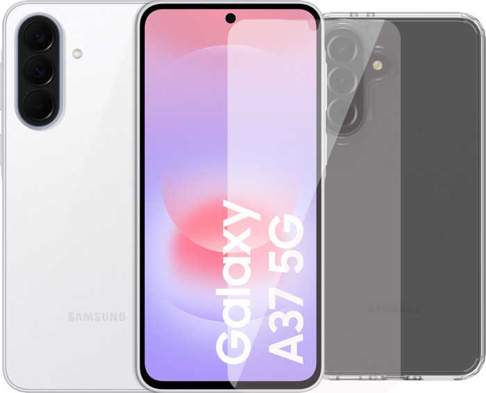 Samsung Galaxy A37 128GB Weiß 5G + Zubehörset Main Image