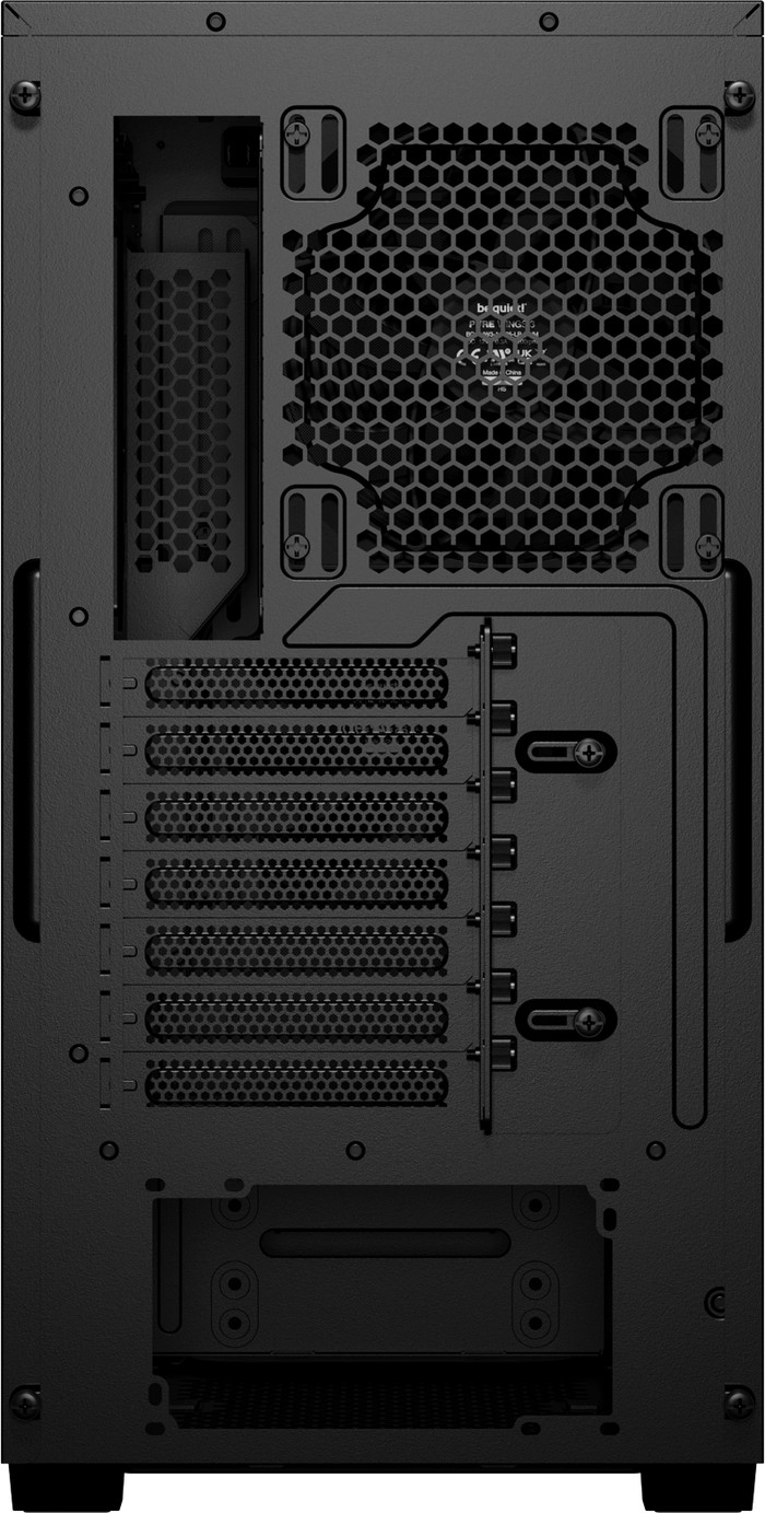 be quiet! PURE BASE 501 Schwarz rückseite