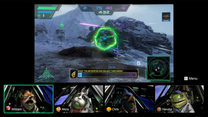 Star Fox Nintendo Switch 2 produkt in gebrauch