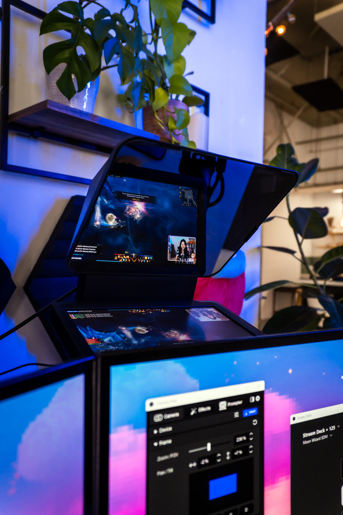 Elgato Prompter produkt in gebrauch