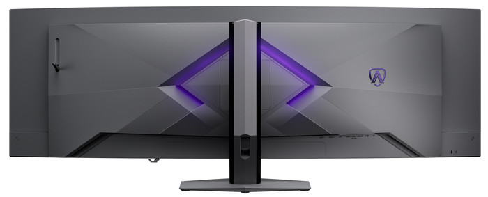 AOC AGON PRO AGP497UCZD QD-OLED Curved rückseite