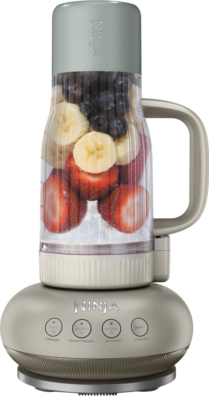 Ninja BlendBoss Standmixer DB351EUST Grau vorne