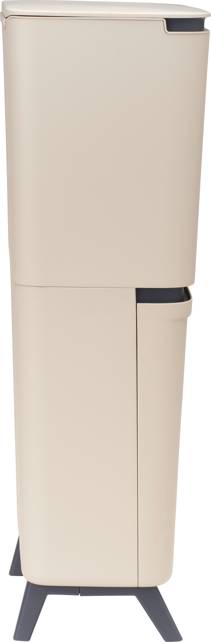 Brabantia SortUp Recycle Hi Mülleimer 20+25L Beige linke seite