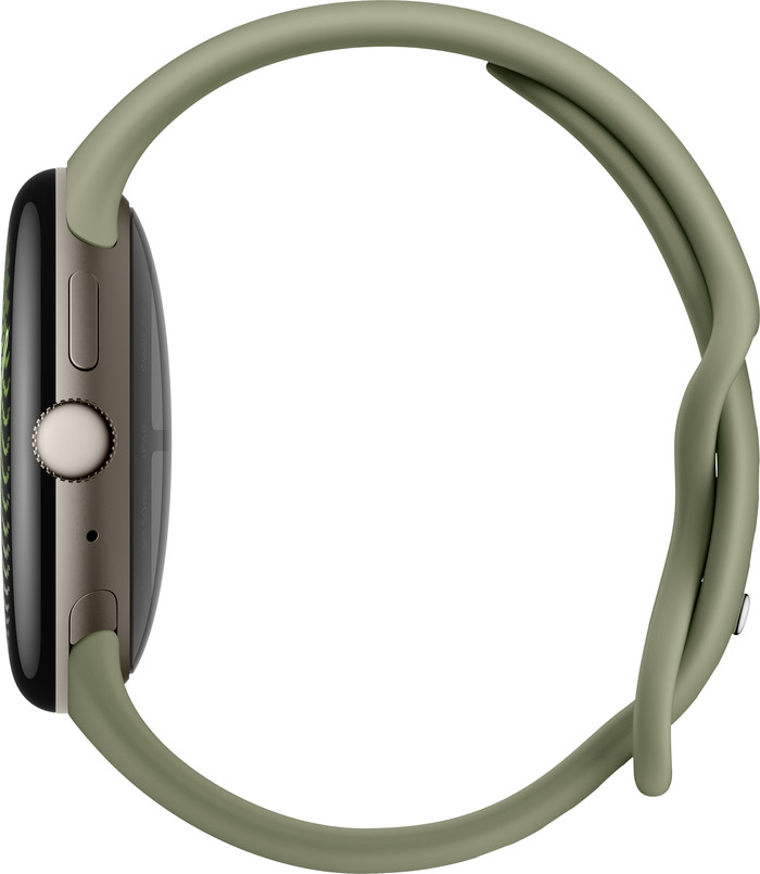 Google Pixel Watch 5 Green 45mm left side