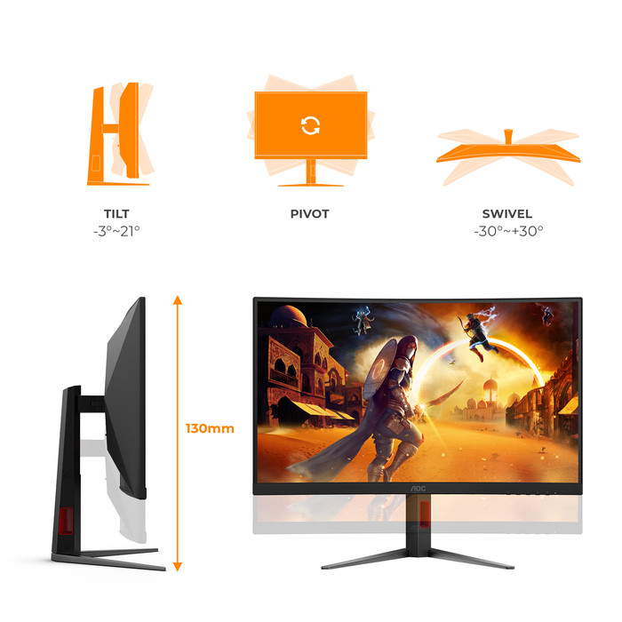 AOC C27G4Z2 Curved visueller lieferant
