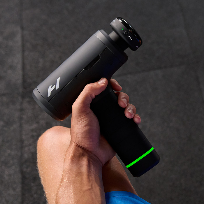 Hyperice Hypervolt 3 Pro produkt in gebrauch