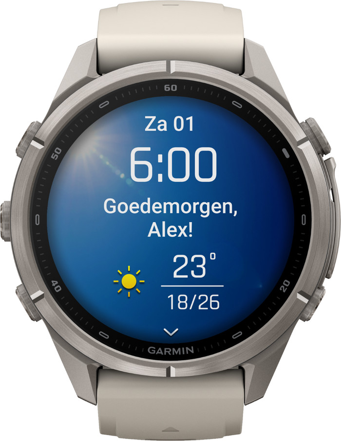 Garmin Fenix 9 Pro Titan 43 mm vorne