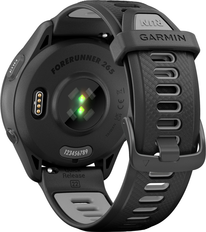Garmin Forerunner 265 Black back