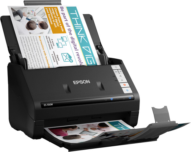 Epson WorkForce ES-550W produkt in gebrauch