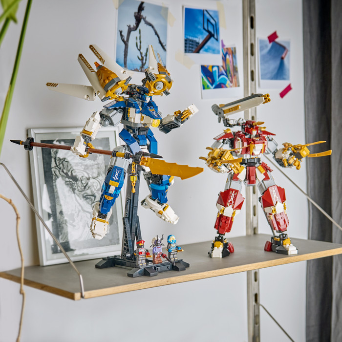 LEGO Ninjago Die Zwillings-Titanmechs 71870 produkt in gebrauch