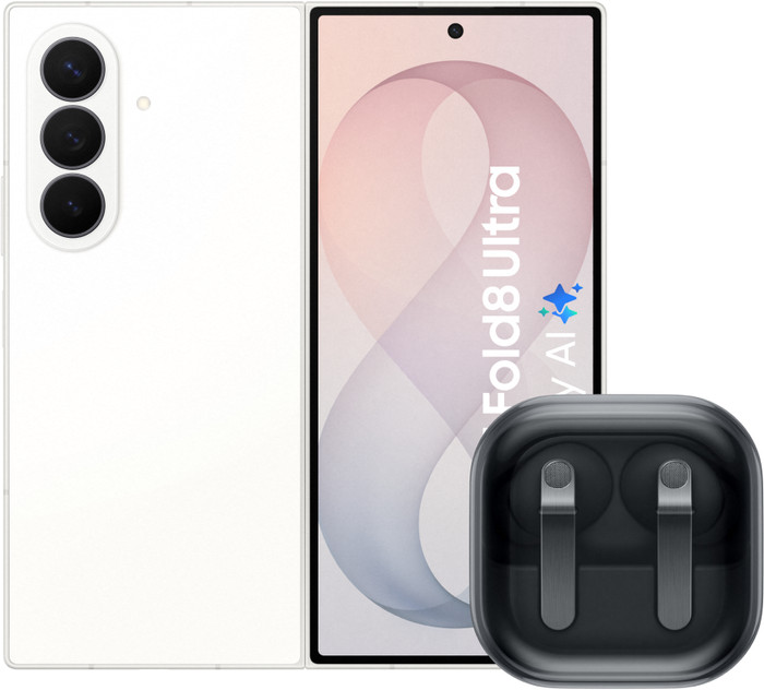 Samsung Galaxy Z Fold8 Ultra 512GB Weiß 5G + Samsung Galaxy Buds4 Pro Schwarz Main Image