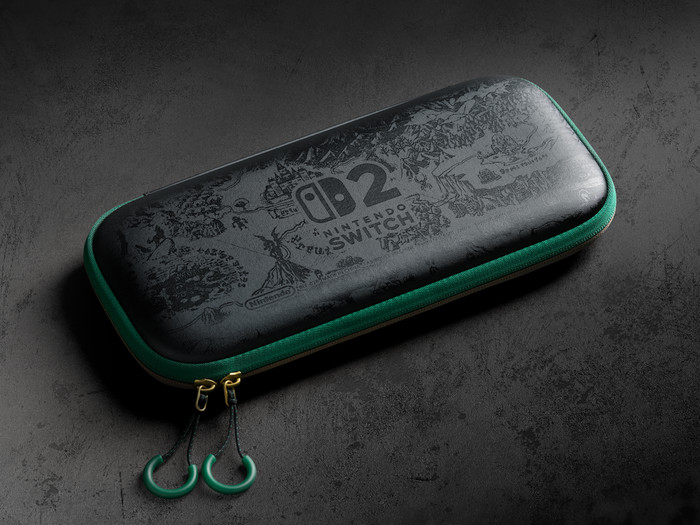 Nintendo Switch 2 Schutzhülle The Legend of Zelda Edition zum 40. Jubiläum produkt in gebrauch