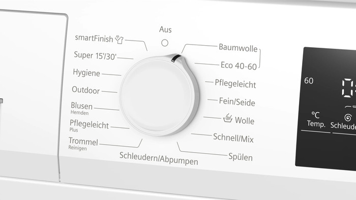 Siemens WM14N127 detail