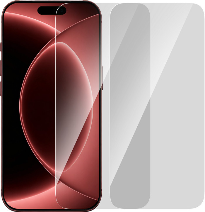BlueBuilt iPhone 18 Pro Max Panzerglas Doppelpack Main Image