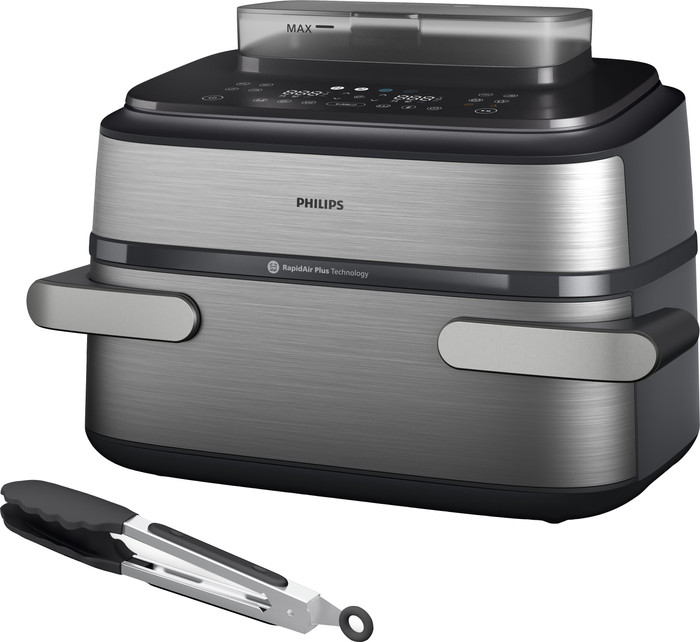 Philips Airfryer 5000 serie Megabasket NA565/02 rechte seite