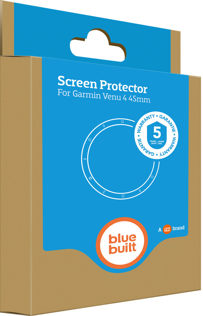 BlueBuilt Garmin Venu 4 45mm Screen Protector packaging