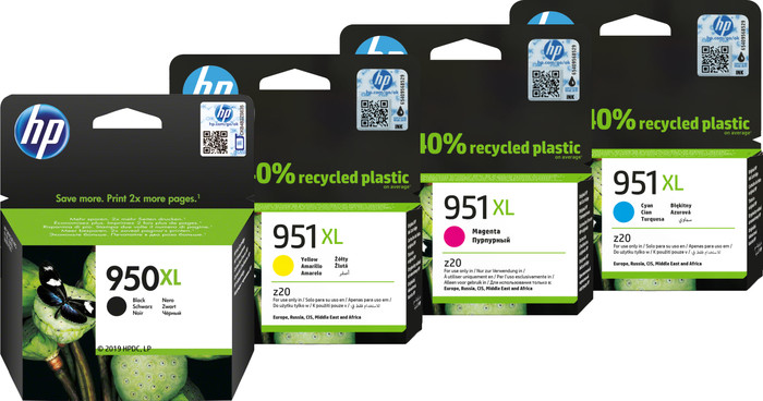 HP 951XL Druckerpatronen Schwarz/Farbe Multipack Main Image