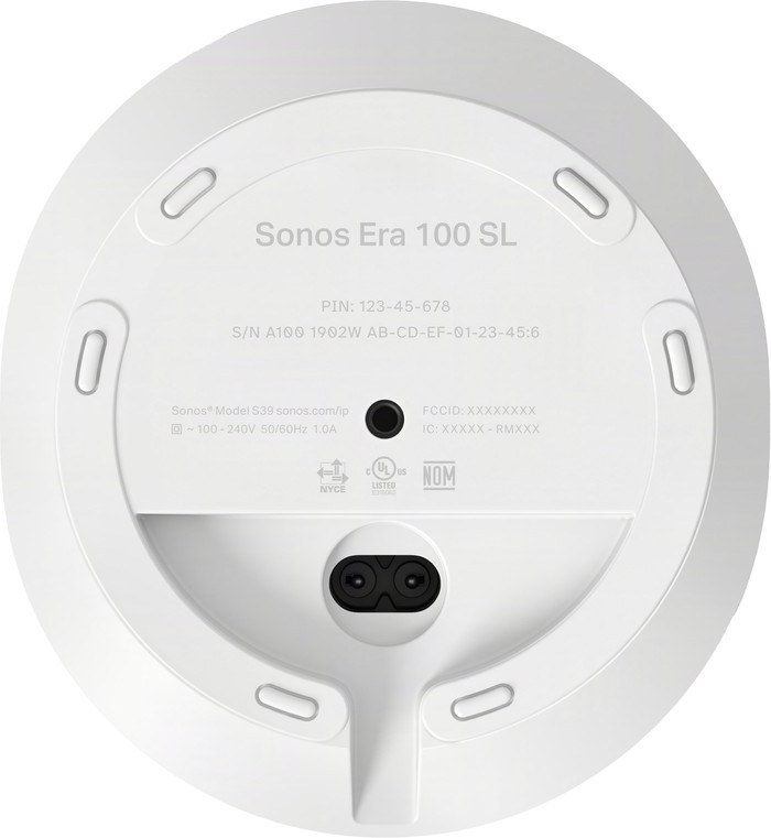 Sonos Era 100 SL Weiß unten