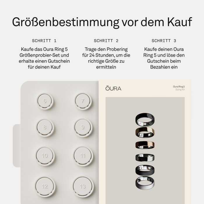 Oura Ring 5 Größe 10 Gold visueller lieferant