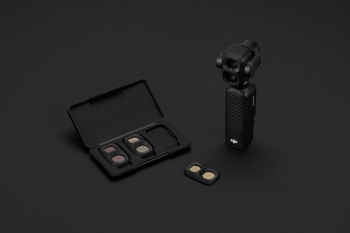 DJI Osmo Pocket 4P (Pro) Magnetic ND Filter Set product in use