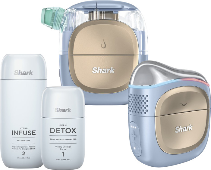 Shark FacialPro Glow + DePuffi FH320EU Blau Main Image