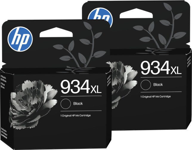 HP 934XL Patronen Schwarz Doppelpack Main Image