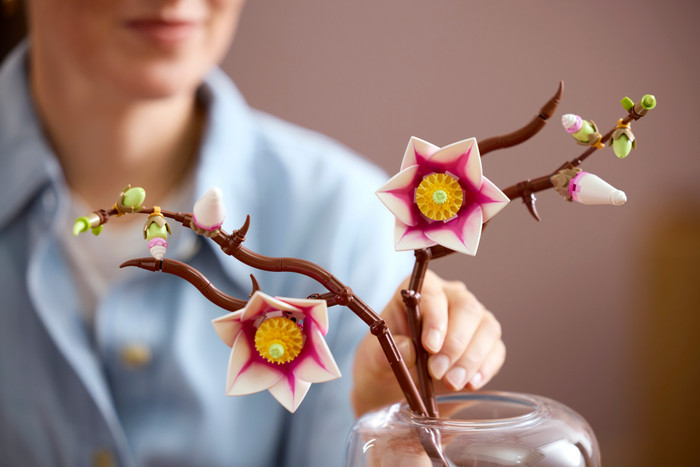 LEGO Botanicals Magnolienzweige 11510 produkt in gebrauch