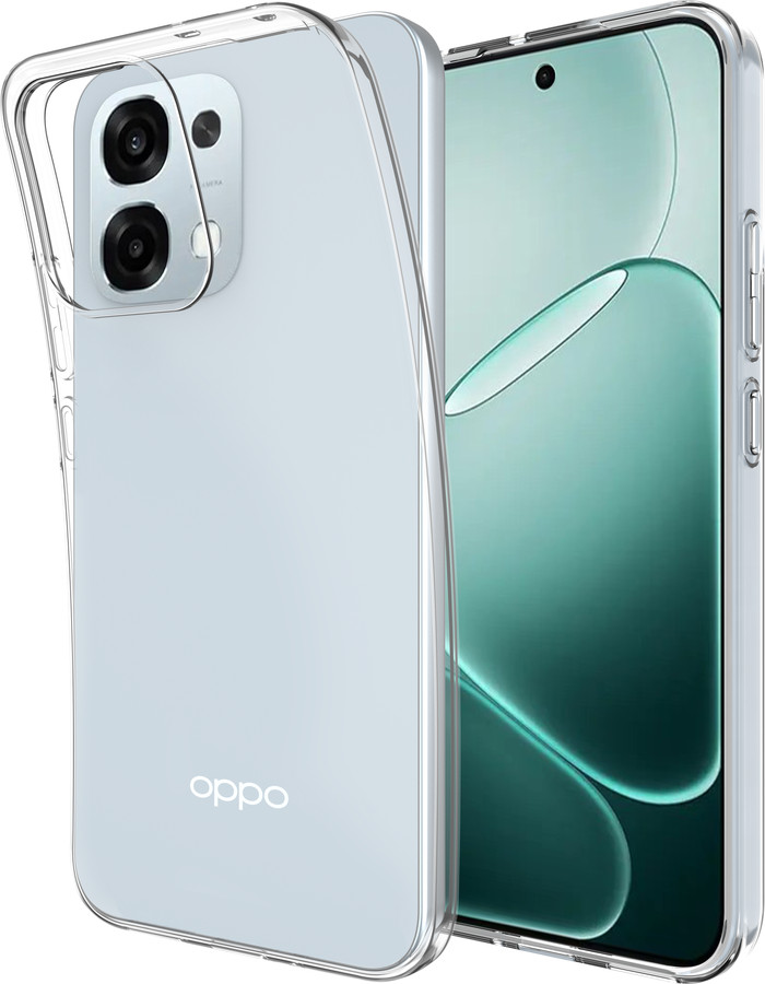 Just in Case Soft Design OPPO A6 (4G/5G) Back Cover Transparent left side