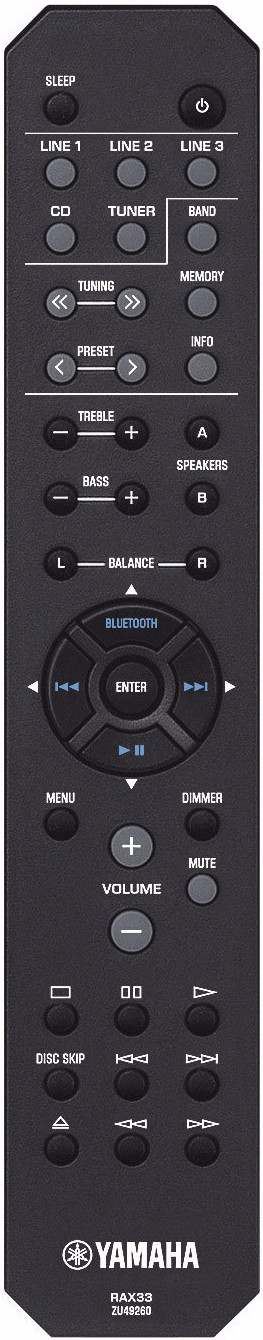 Yamaha R-S202 DAB+ Schwarz zubehör