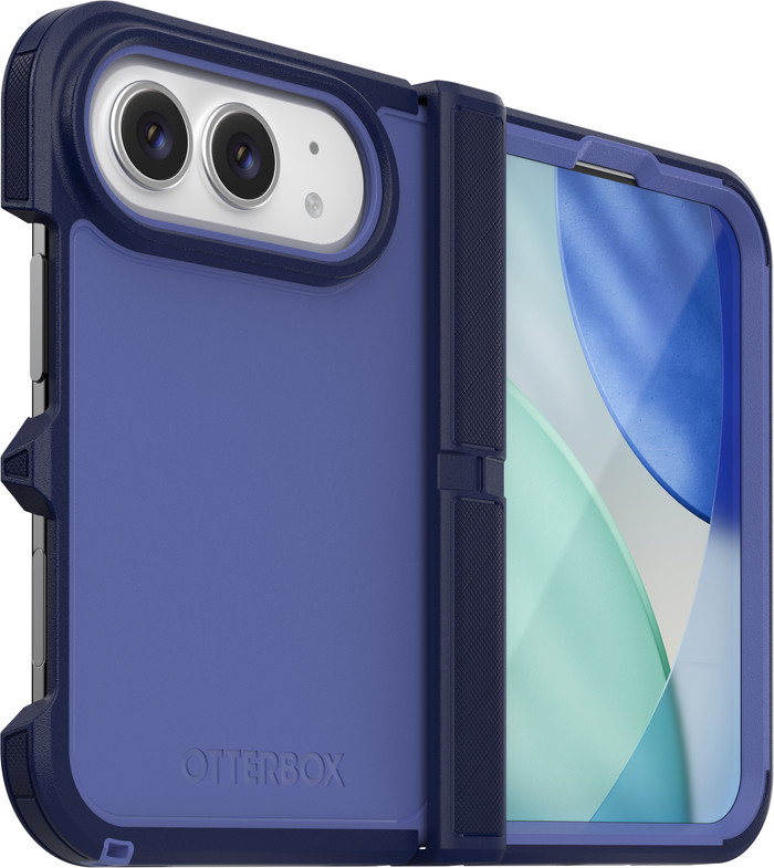 Otterbox Defender iPhone Duo Full Body Case mit MagSafe Blau rechte seite