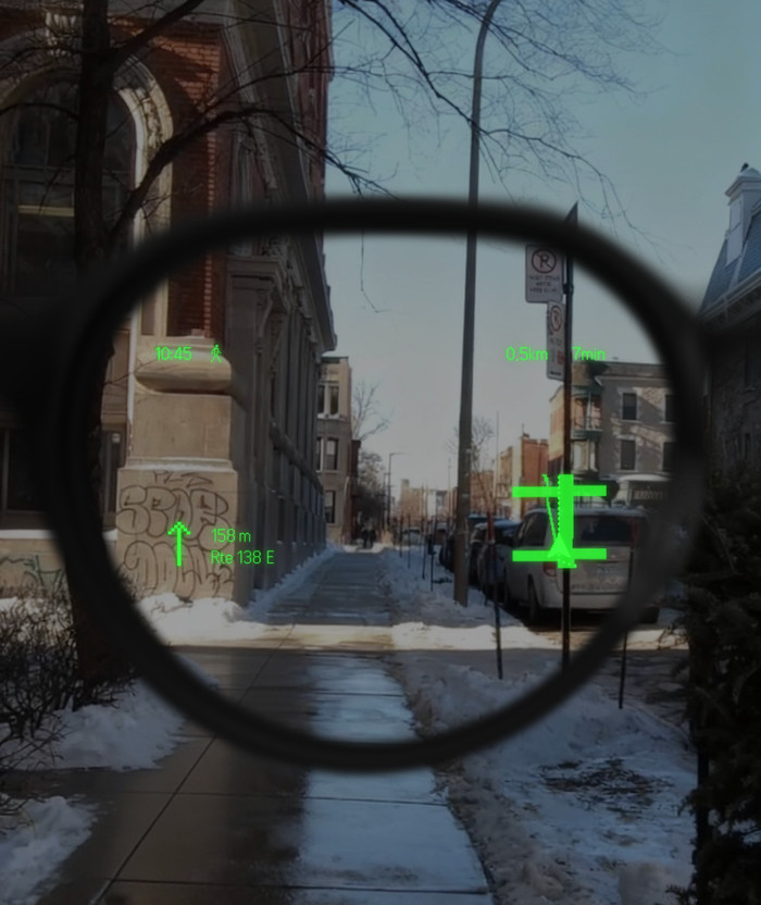 EvenRealities Even G2A Smart Glasses Green product in use