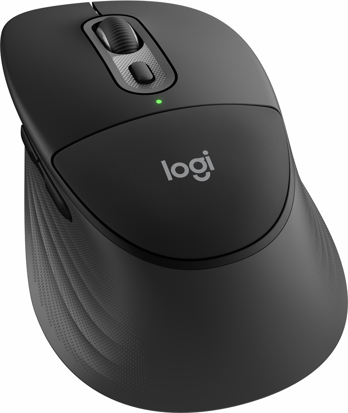 Logitech Signature Comfort Plus M850 L Wireless Mouse Graphite back