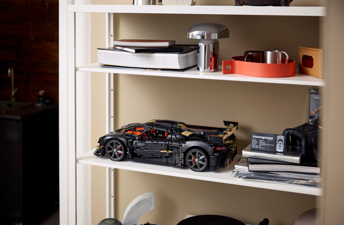 LEGO Technic Koenigsegg Sadair's Spear Hypercar 42232 produkt in gebrauch