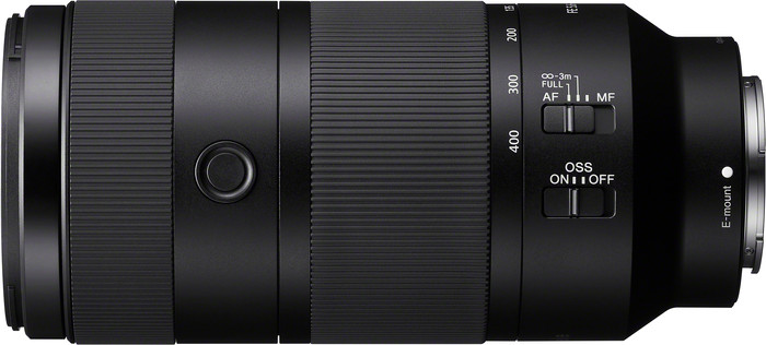 Sony FE 100-400mm f/5.6-8 OSS rechte seite