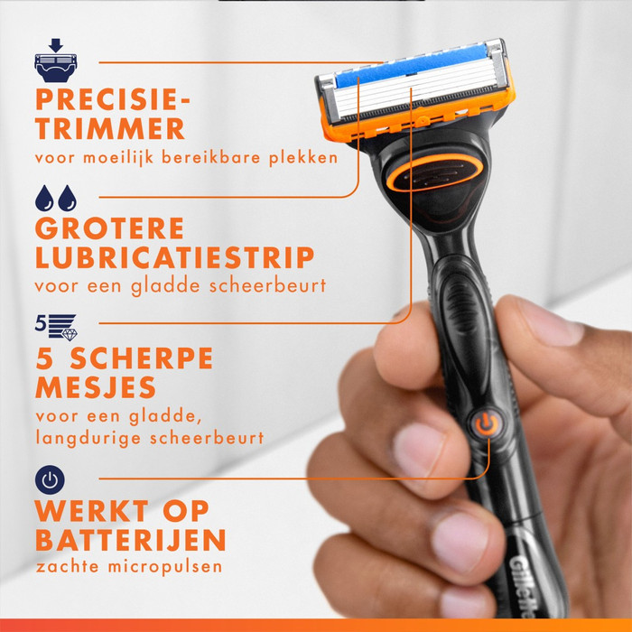 Gillette Fusion5 Power visueller lieferant