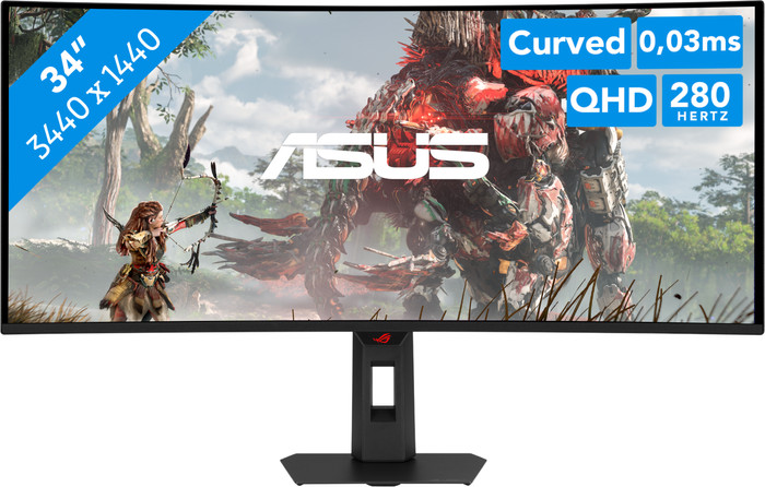 ASUS ROG Strix XG34WCDMS QD-OLED Curved Main Image