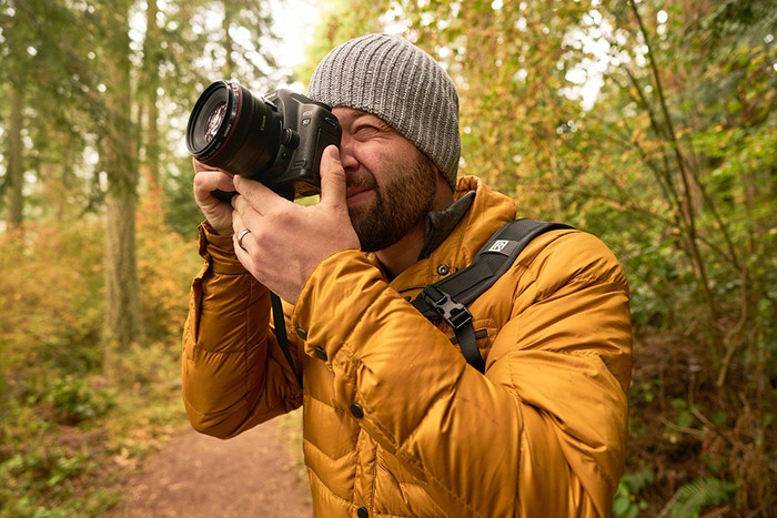 BlackRapid Sport Breathe produkt in gebrauch