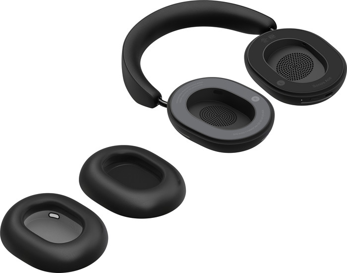 Sonos Ace Ohrpolster Schwarz vorne