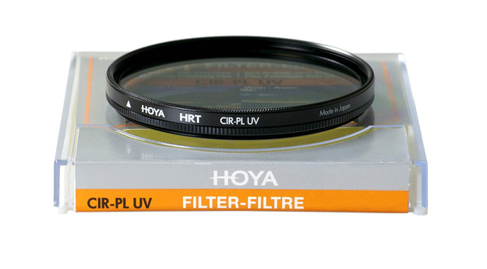 Hoya HRT polarizing filter and UV coating 55mm packaging