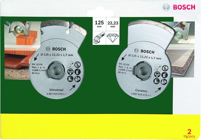 Bosch Diamond disc 125 mm 2 pieces null
