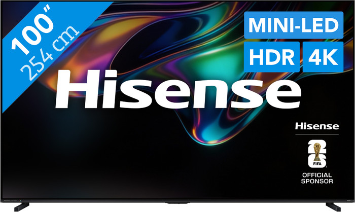 Hisense RGB Mini-LED 100 Zoll UR8S (2026) Main Image