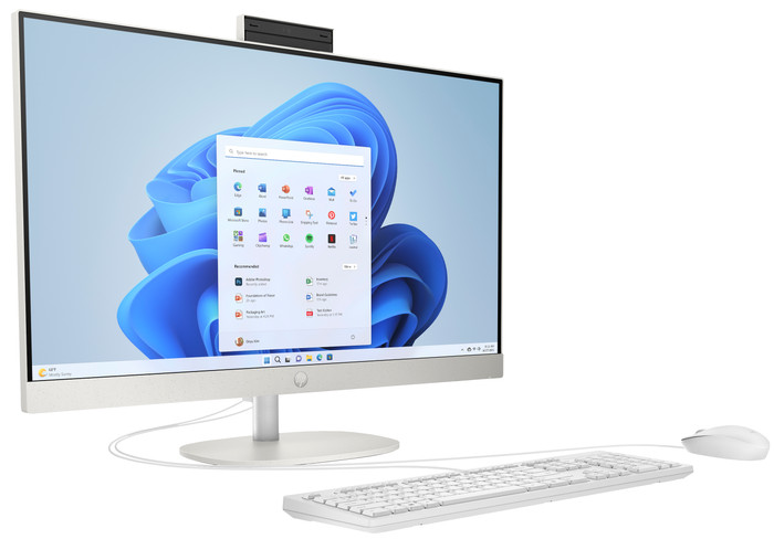 HP All-in-One 27-cr0009ng PC - 27'' - Intel Core i5 - 16GB RAM/512GB SSD linke seite