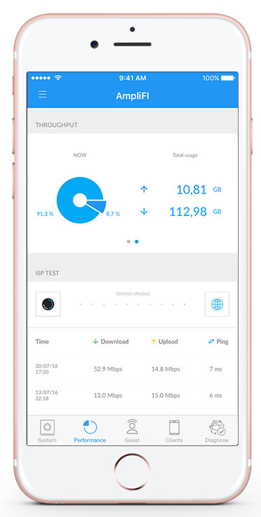 Ubiquiti AmpliFi AFi-P-HD Mesh WLAN-Erweiterung visueller lieferant