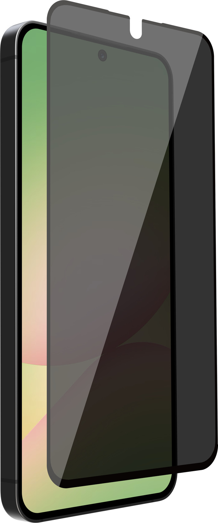 BlueBuilt Samsung Galaxy A57 Privacy Filter Screen Protector Glass detail