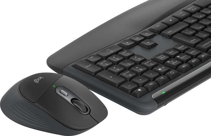 Logitech MK880 Signature Comfort Plus Kabellose Tastatur und Maus Combo Graphite QWERTZ detail