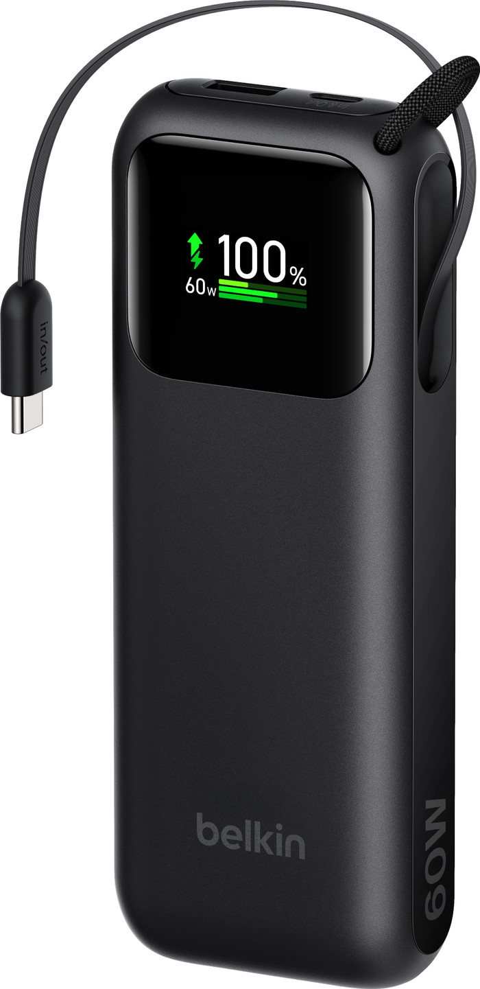Belkin Powerbank 11.000 mAh mit Schnellladefunktion 60 Watt Schwarz Main Image