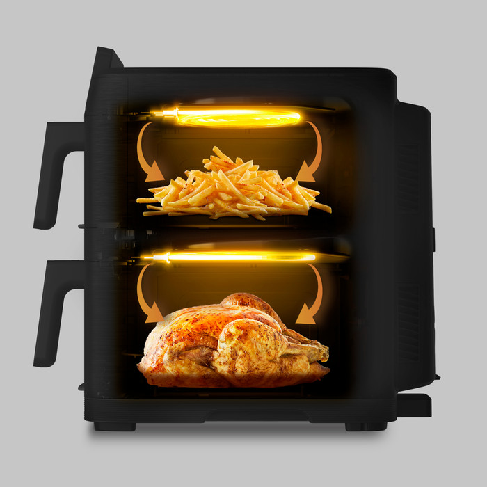 Tefal Easy Fry Crispy Dual Stack EY7528 visueller lieferant