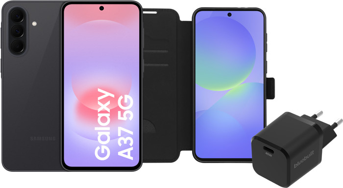 Samsung Galaxy A37 128GB Schwarz 5G Enterprise Edition + Basis-Zubehörset Main Image