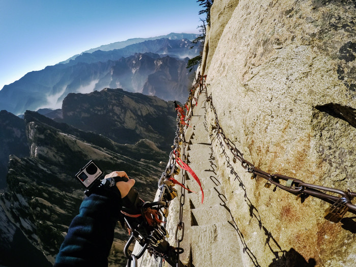 GoPro The Strap produkt in gebrauch