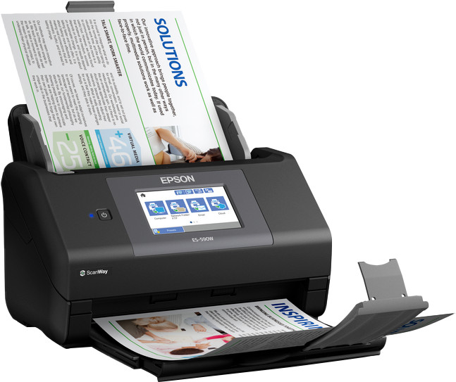 Epson WorkForce ES-590W product in use